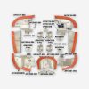 SR22-G1-BROR Complete Cirrus SR22 Engine Baffle Kit, Bare Aluminum with Orange Standard Seals | Airforms Inc. | McFarlane Aviation SR22G1BROR