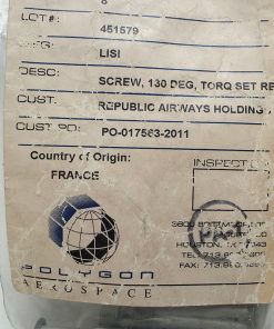 PE21101-3-16TA Aircraft Screw (130 Degree, Torque Set) | 29 Available | Sold Outright - Image 3